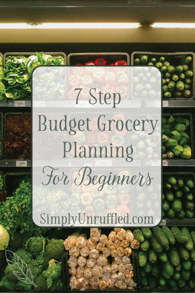 Budget Grocery Planning Pinterest Template 2 7 Step Budget Grocery Planning for Beginners