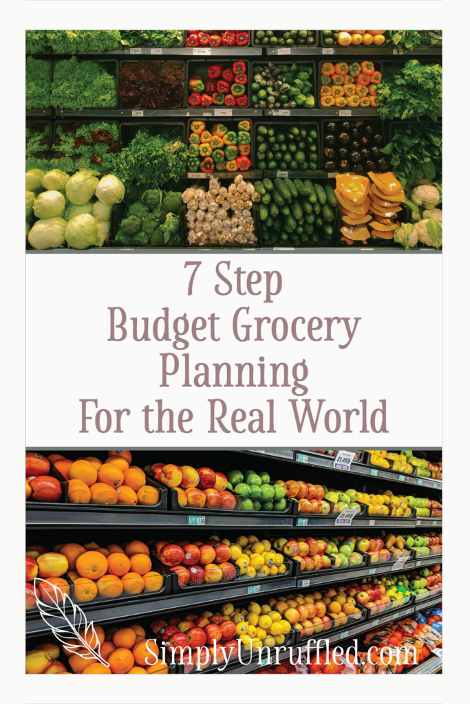 Budget Grocery Planning Pinterest Template 3 7 Step Budget Grocery Planning for Beginners