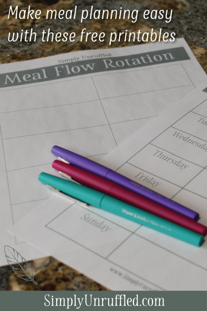 Meal Flow Pin 05 1 How to Create a Simple 10-Meal Flow Rotation + FREE Printable