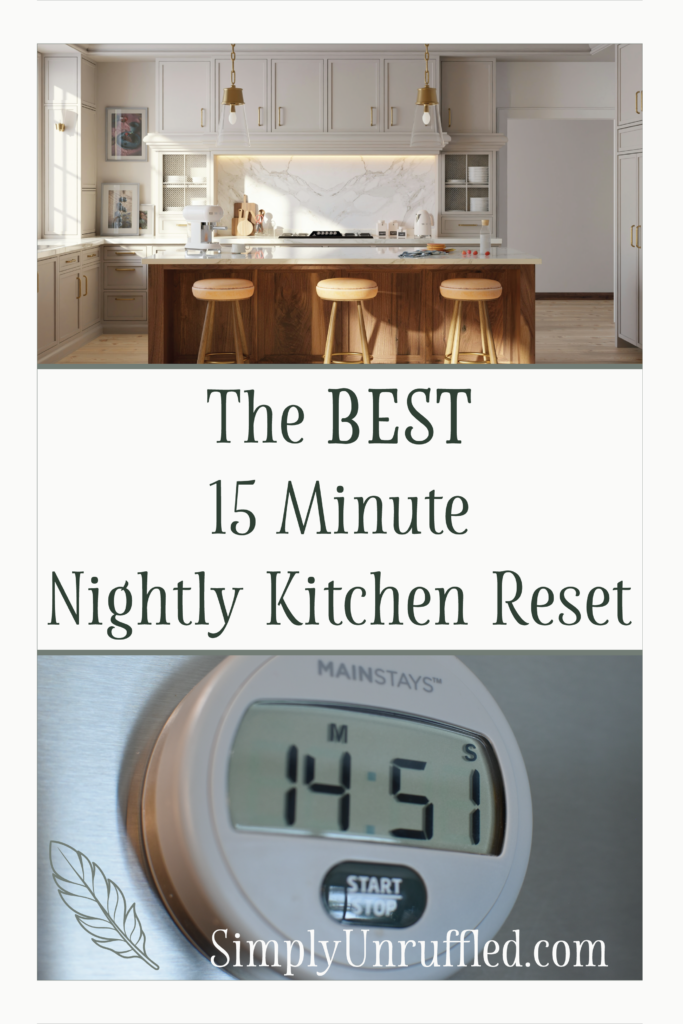 Nightly Kitchen Reset Pinterest Template 3 The Best 15-Minute Nightly Kitchen Reset