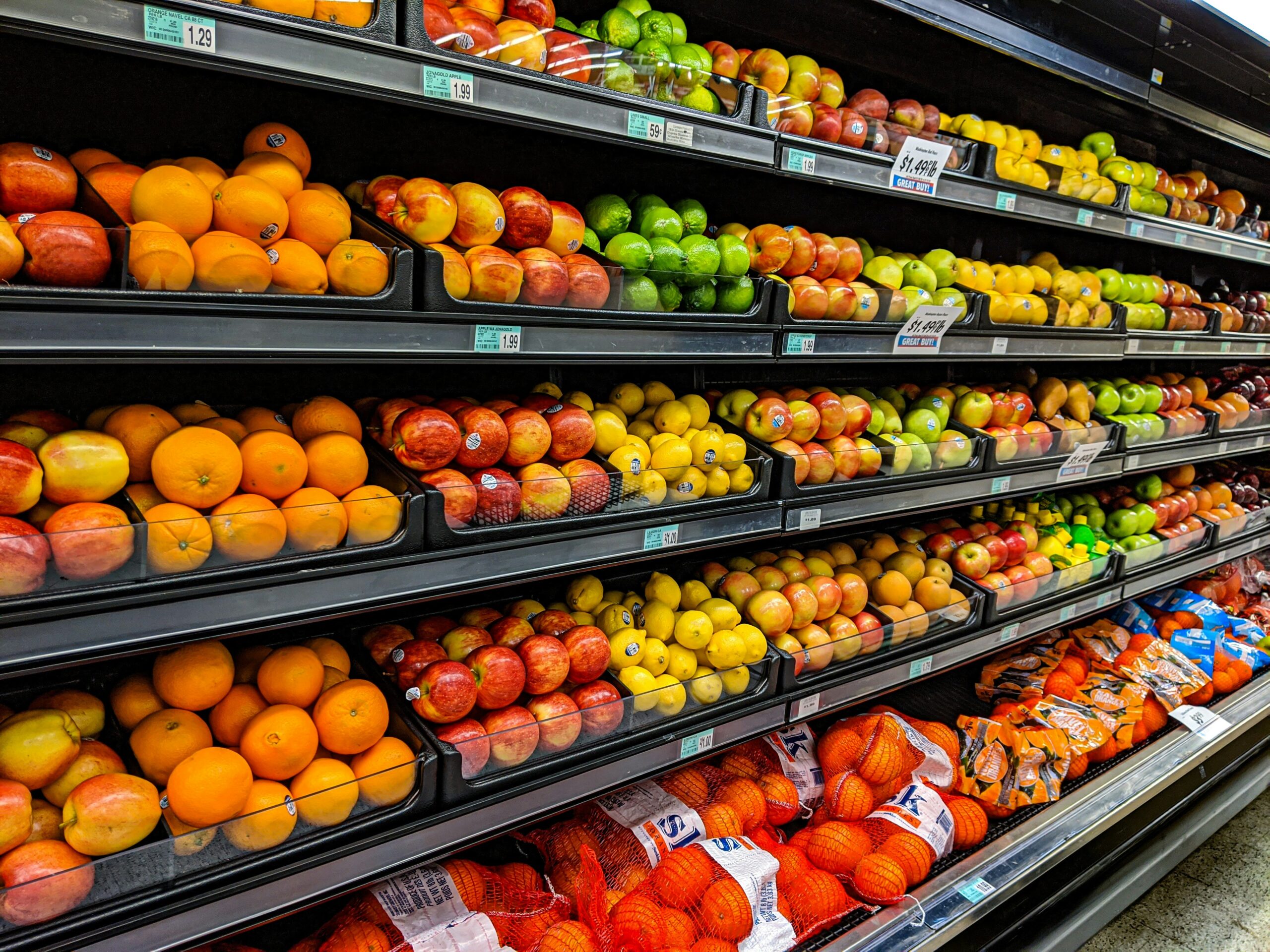 Budget Grocery Planning, Simply Unruffled, Grocery Store Aisle, Fruit, Produce